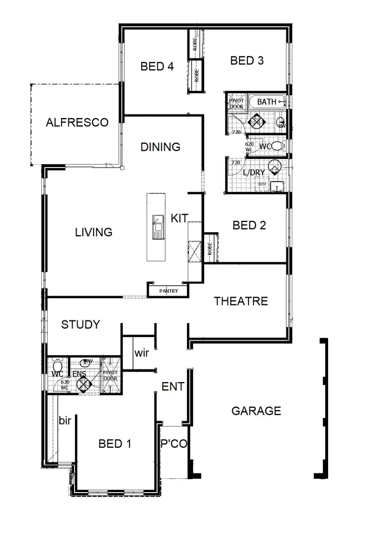 Floorplan of Homely house listing, 20 Kirkbrae Pass, Meadow Springs WA 6210