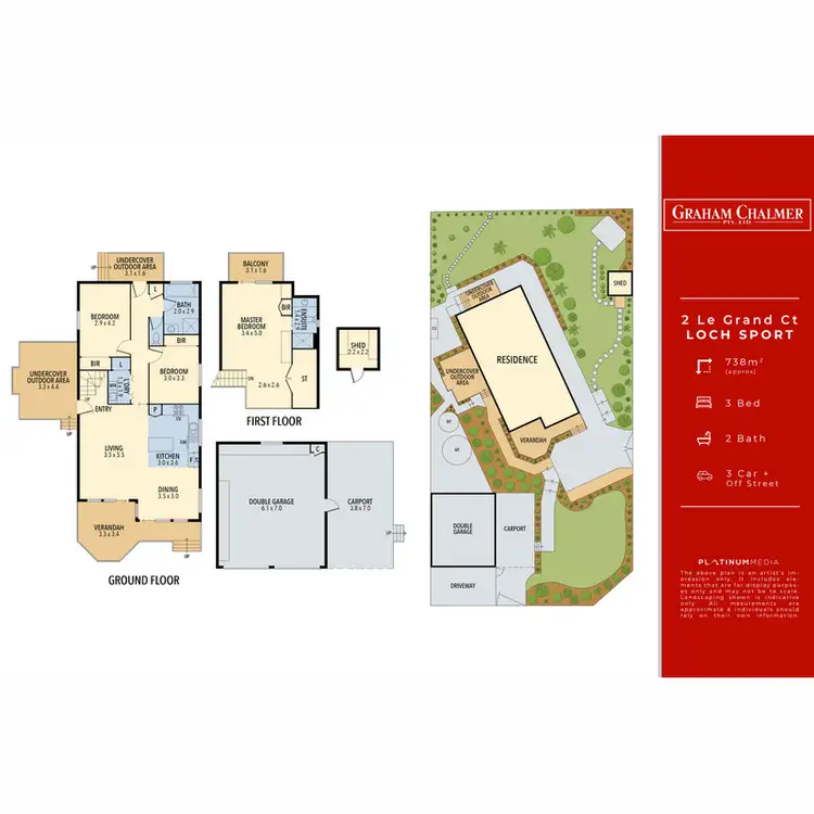 Floorplan of Homely house listing, 2 Le Grand Court, Loch Sport VIC 3851