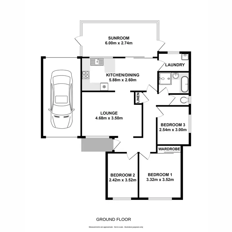Floorplan of Homely house listing, 21 Vauxhall Place, Ingleburn NSW 2565