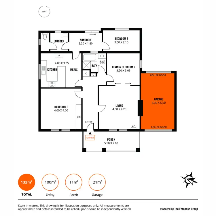 Floorplan of Homely house listing, 1 Vincent Street, Brooklyn Park SA 5032