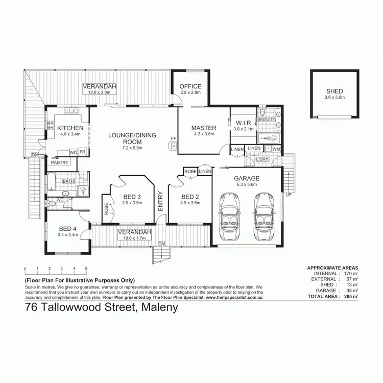 Floorplan of Homely house listing, 76 Tallowwood Street, Maleny QLD 4552