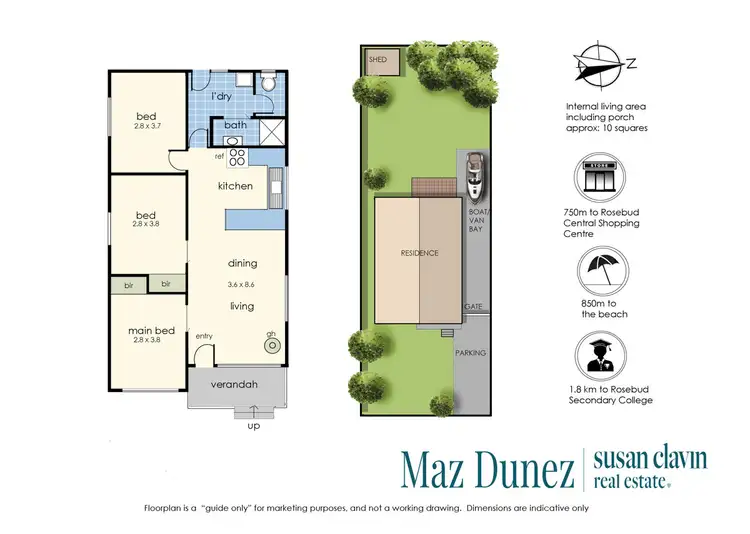 Floorplan of Homely house listing, 138 Ninth Avenue, Rosebud VIC 3939