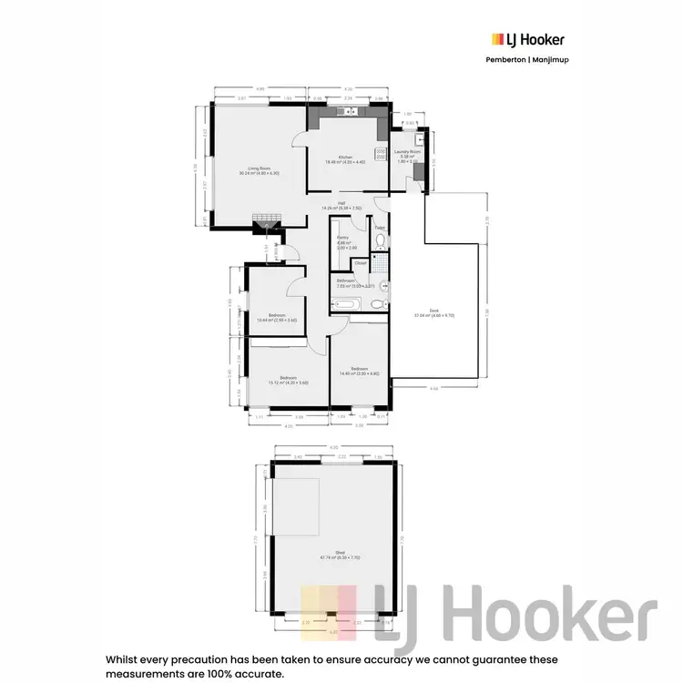 Floorplan of Homely house listing, 34 Lefroy Street, Pemberton WA 6260