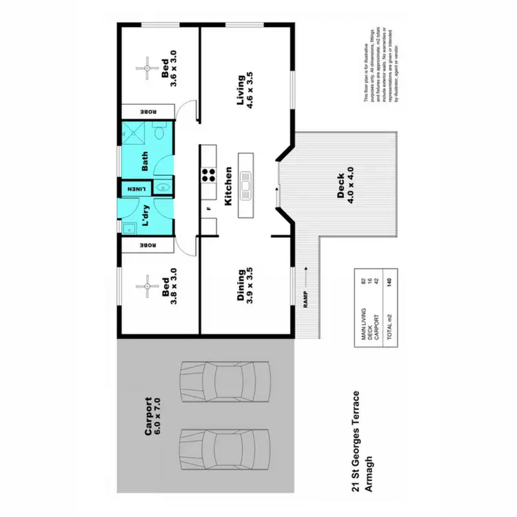 Floorplan of Homely house listing, 21 St. Georges Terrace, Armagh SA 5453