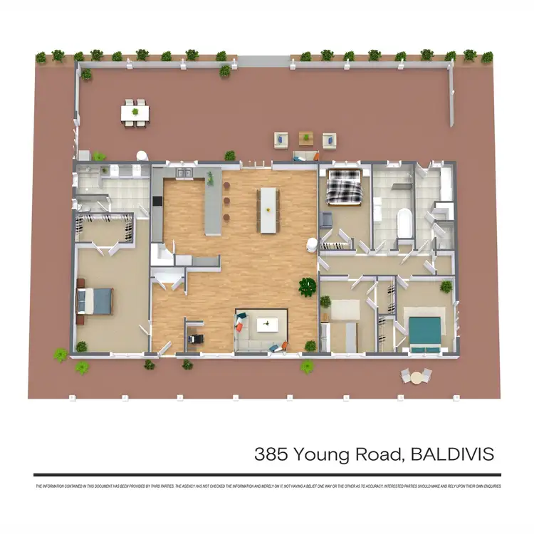 Floorplan of Homely house listing, 385 Young Road, Baldivis WA 6171