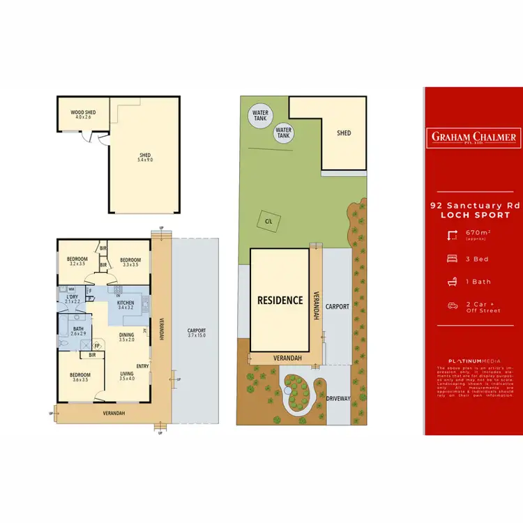 Floorplan of Homely house listing, 92 Sanctuary Road, Loch Sport VIC 3851