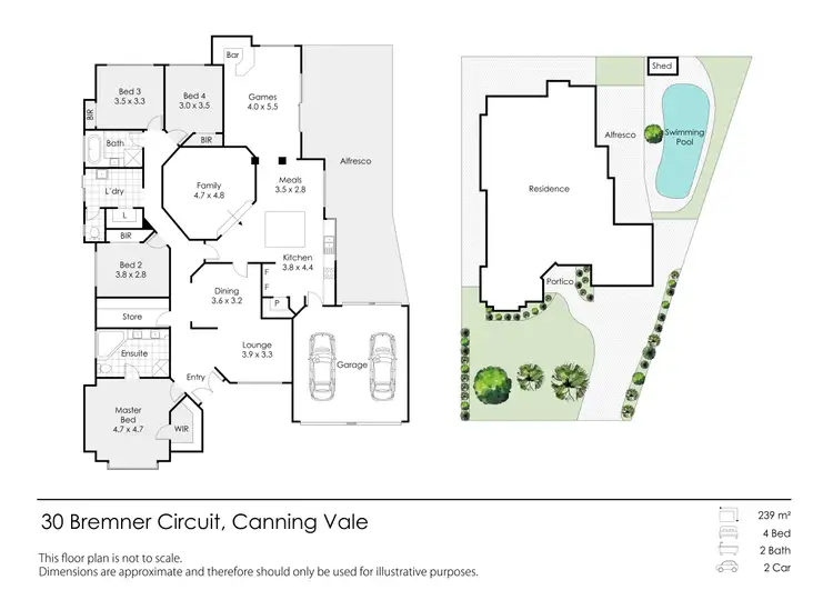 Floorplan of Homely house listing, 30 Bremner Circle, Canning Vale WA 6155
