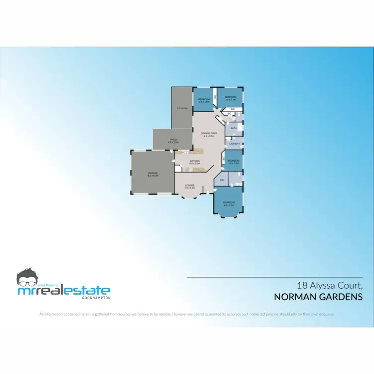 Floorplan of Homely house listing, 18 Alyssa Court, Norman Gardens QLD 4701