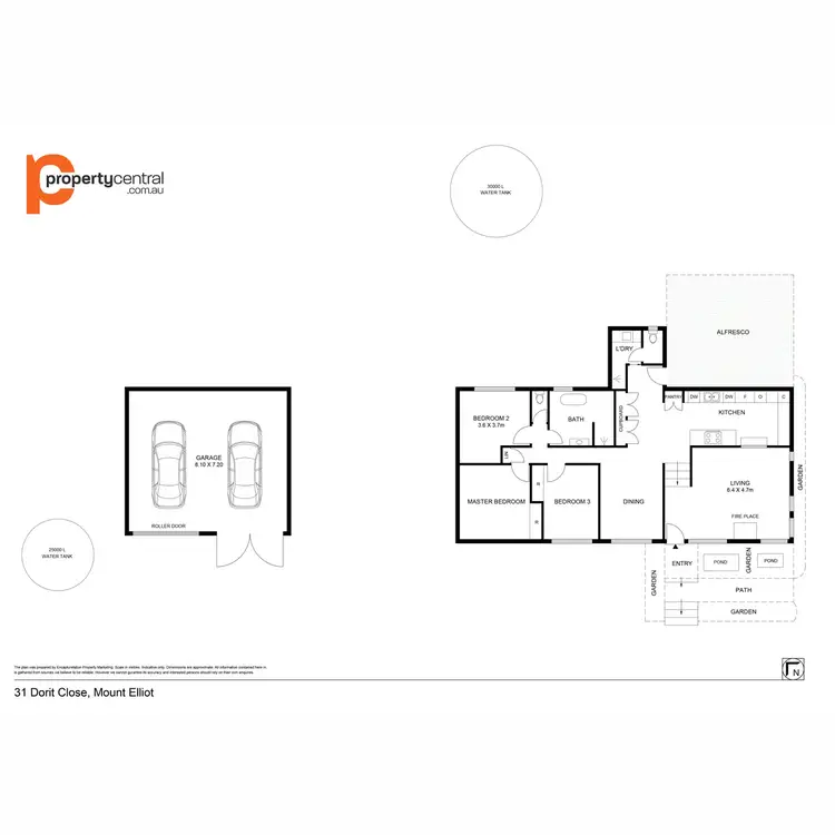 Floorplan of Homely rural property listing, 31 Dorit Close, Mount Elliot NSW 2250