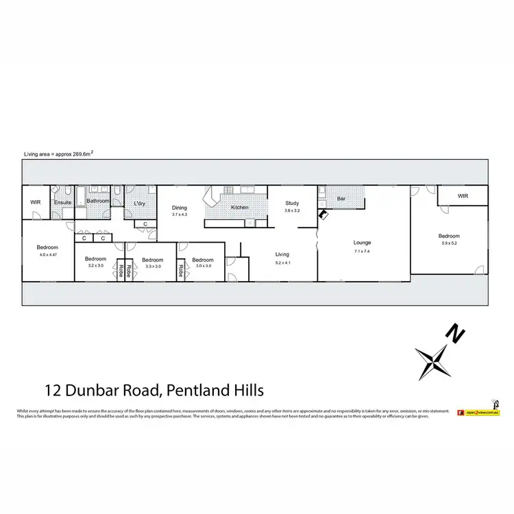 Floorplan of Homely house listing, 12 Dunbar Road, Myrniong VIC 3341