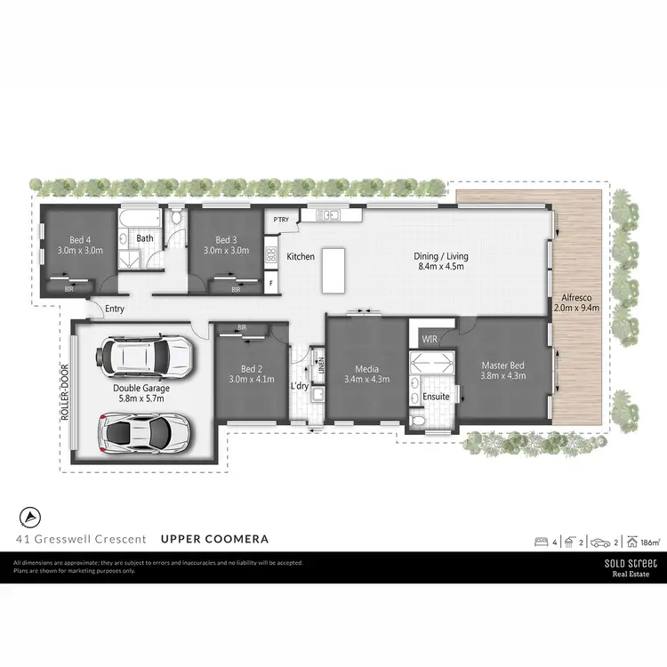 Floorplan of Homely house listing, 41 Gresswell Crescent, Upper Coomera QLD 4209