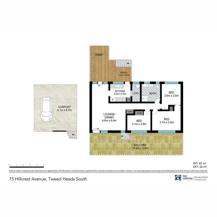 Floorplan of Homely house listing, 75 Hillcrest Avenue, Tweed Heads South NSW 2486