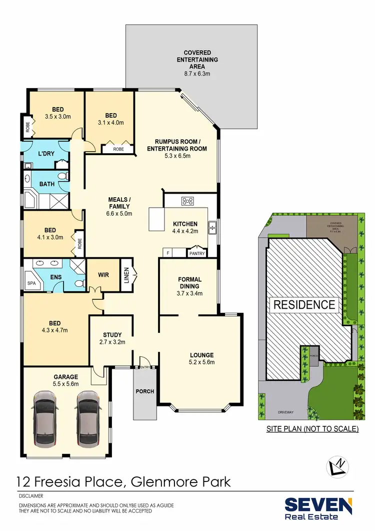 Floorplan of Homely house listing, 12 Freesia Place, Glenmore Park NSW 2745