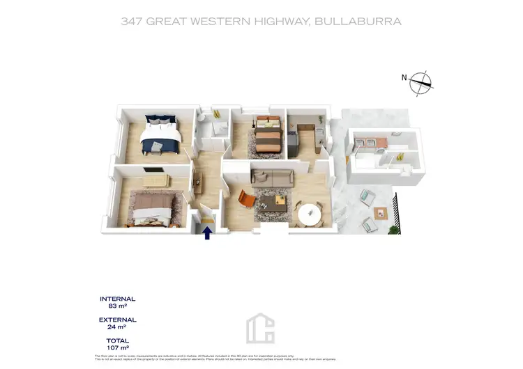 Floorplan of Homely house listing, 347 Great Western Highway, Bullaburra NSW 2784