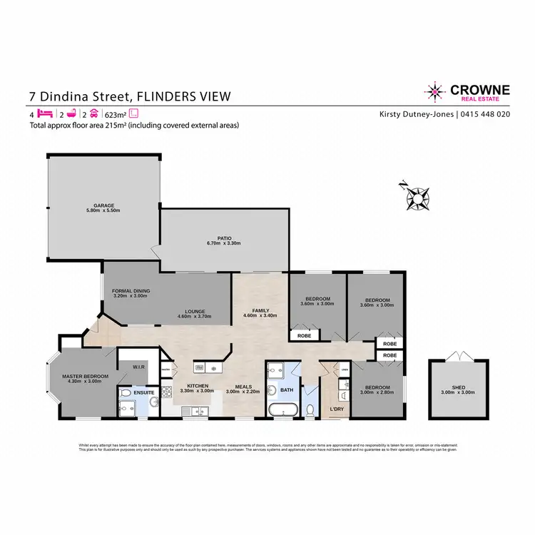 Floorplan of Homely house listing, 7 Dindina Street, Flinders View QLD 4305