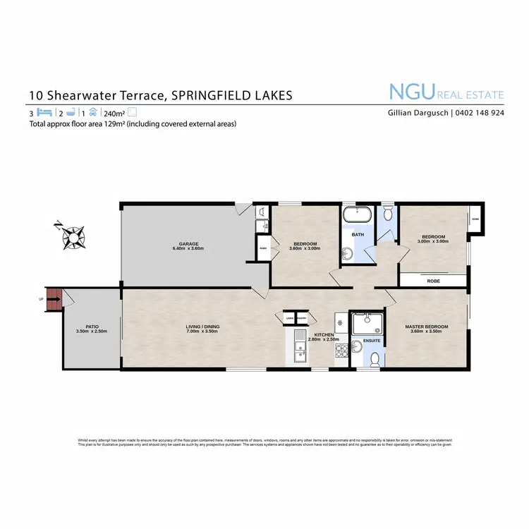 Floorplan of Homely house listing, 10 Shearwater Terrace, Springfield Lakes QLD 4300