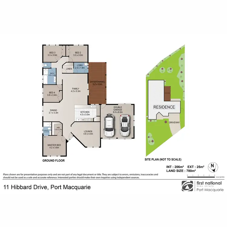 Floorplan of Homely house listing, 11 Hibbard Drive, Port Macquarie NSW 2444
