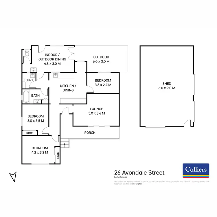 Floorplan of Homely house listing, 28 Avondale Street, Newtown QLD 4350
