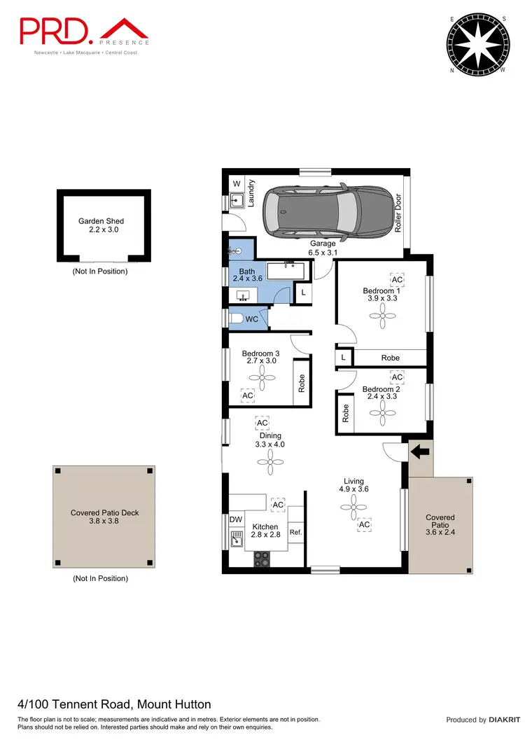Floorplan of Homely house listing, 4/100 Tennent Road, Mount Hutton NSW 2290