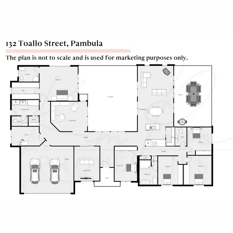 Floorplan of Homely house listing, 132 Toallo Street, Pambula NSW 2549
