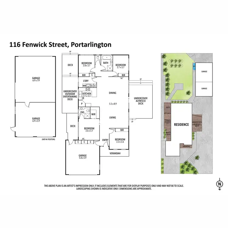 Floorplan of Homely house listing, 116 Fenwick Street, Portarlington VIC 3223