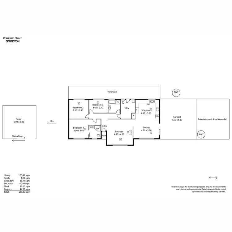 Floorplan of Homely house listing, 19 William Street, Springton SA 5235
