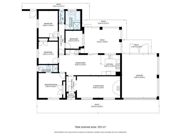 Floorplan of Homely house listing, 17 Fisher Court, Wodonga VIC 3690
