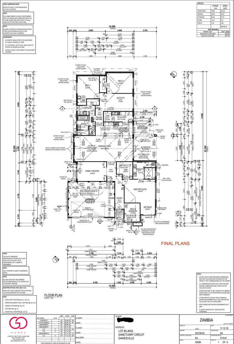 Floorplan of Homely house listing, 33 Sanctuary Circuit, Dawesville WA 6211