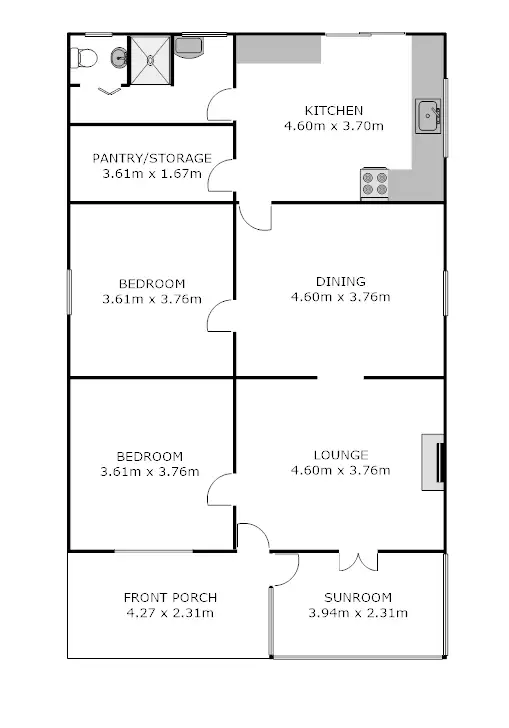 Floorplan of Homely house listing, 30 West Terrace, Laura SA 5480