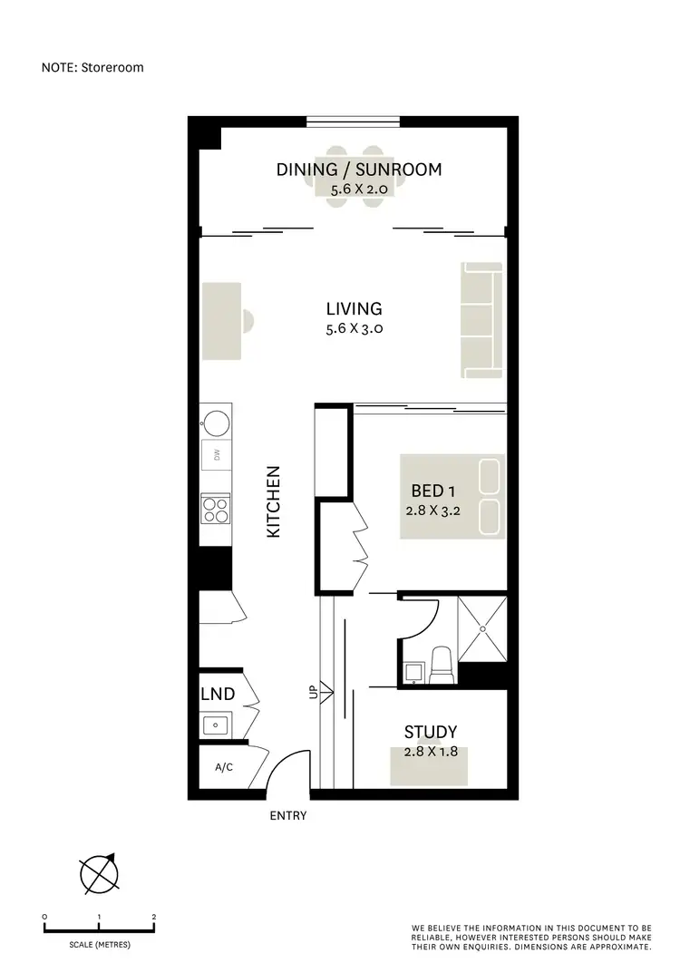 Floorplan of Homely apartment listing, 302/320 Harris Street, Pyrmont NSW 2009