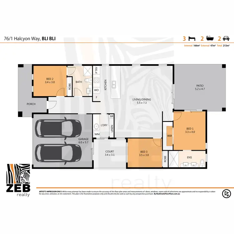 Floorplan of Homely house listing, 76/1 Halcyon Way, Bli Bli QLD 4560