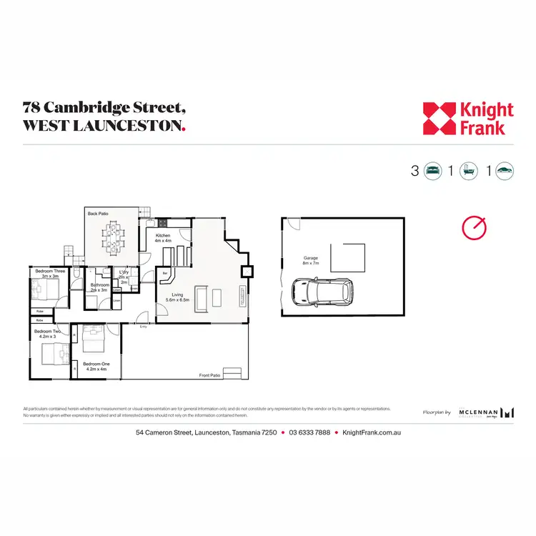 Floorplan of Homely house listing, 78 Cambridge Street, West Launceston TAS 7250