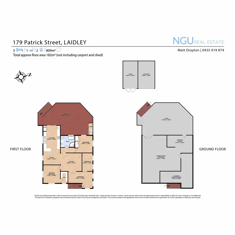 Floorplan of Homely house listing, 179 Patrick Street, Laidley QLD 4341