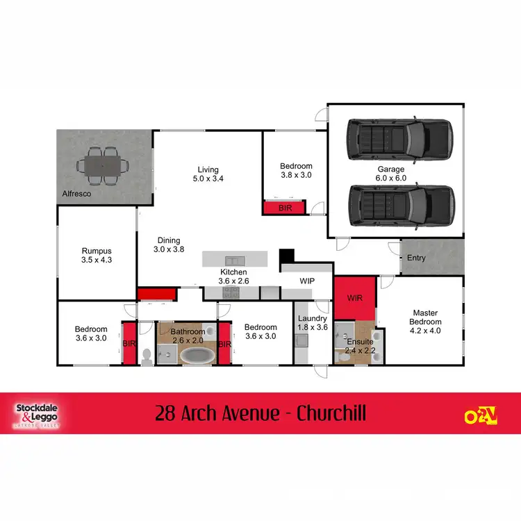 Floorplan of Homely house listing, 28 Arch Avenue, Churchill VIC 3842