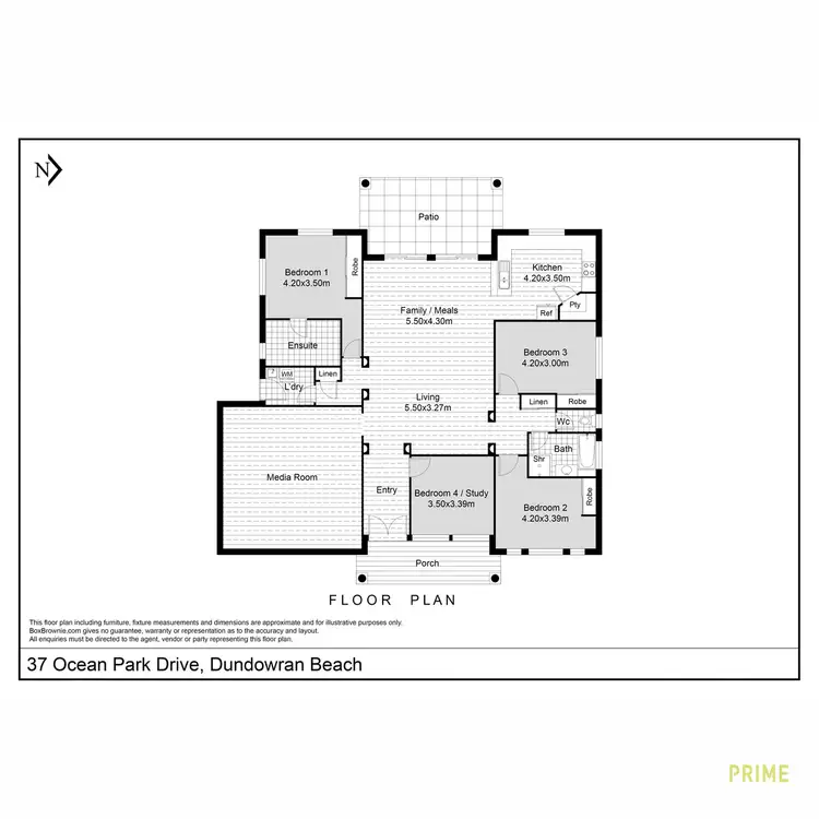 Floorplan of Homely house listing, 37 Ocean Park Drive, Dundowran Beach QLD 4655