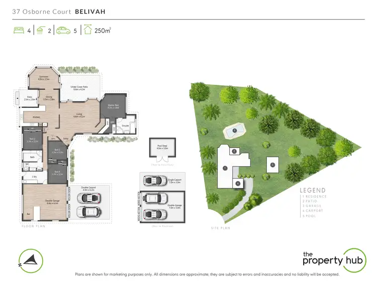 Floorplan of Homely rural property listing, 37 Osborne Court, Belivah QLD 4207