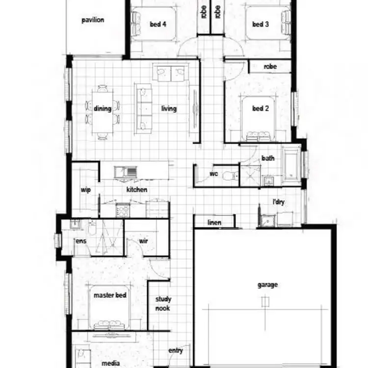 Floorplan of Homely house listing, 10 Roseleaf Crescent, Palmview QLD 4553