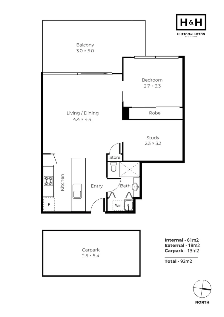 Floorplan of Homely apartment listing, 339/71 Beeston Street, Teneriffe QLD 4005