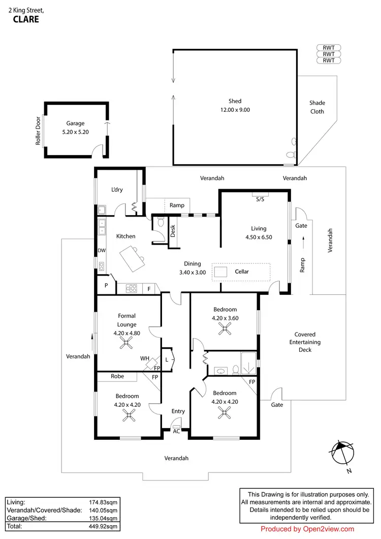 Floorplan of Homely house listing, 2 King Street, Clare SA 5453