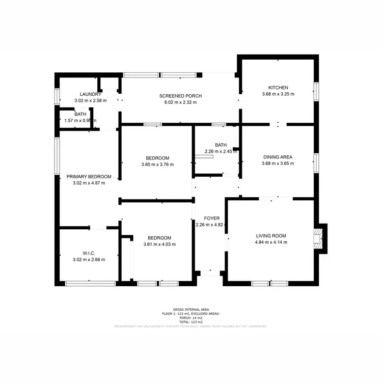 Floorplan of Homely house listing, 16 Rodney Street, Gunnedah NSW 2380