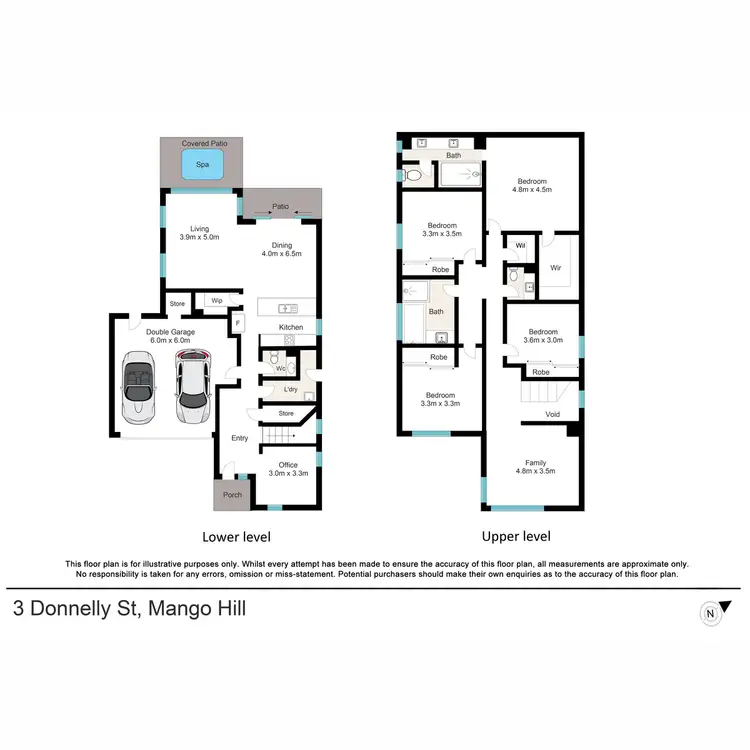 Floorplan of Homely house listing, 3 Donnelly Street, Mango Hill QLD 4509