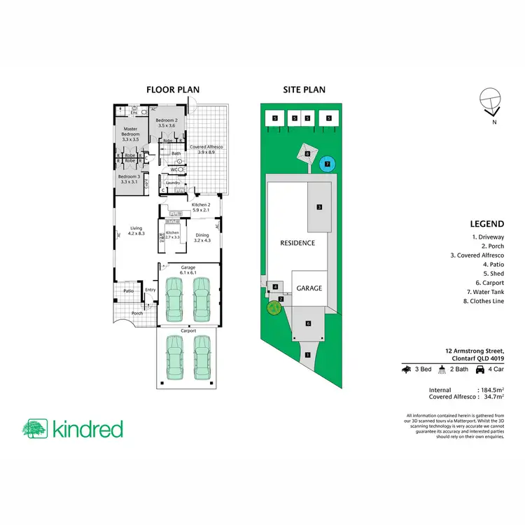 Floorplan of Homely house listing, 12 Armstrong Street, Clontarf QLD 4019