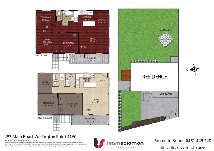 Floorplan of Homely house listing, 483 Main Road, Wellington Point QLD 4160