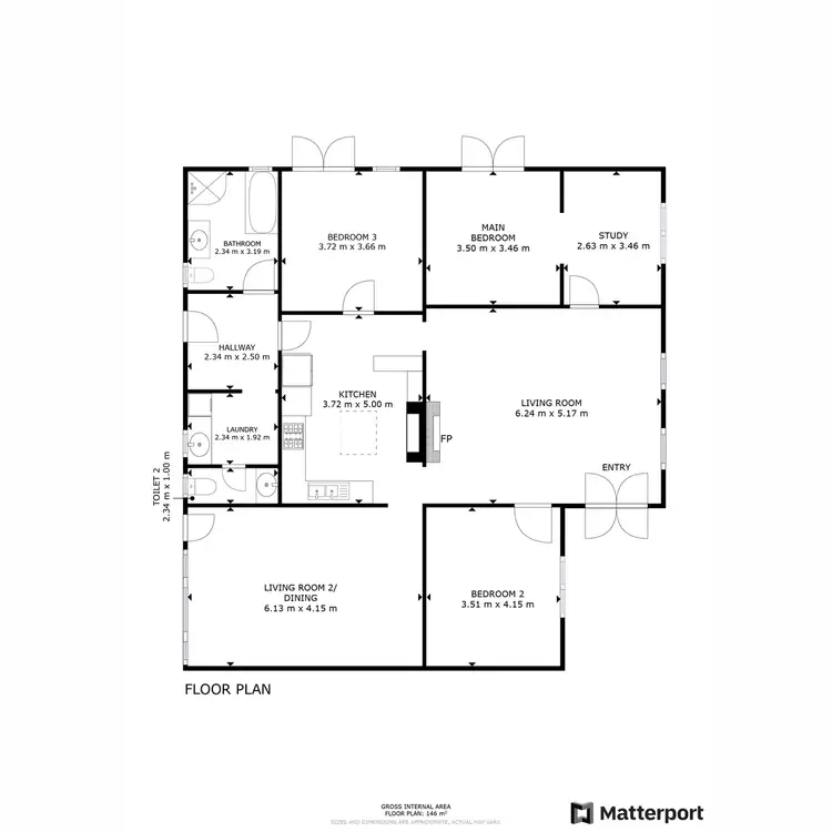 Floorplan of Homely house listing, 55 Watson Street, Bassendean WA 6054