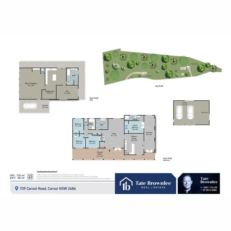 Floorplan of Homely house listing, 739 Carool Road, Carool NSW 2486