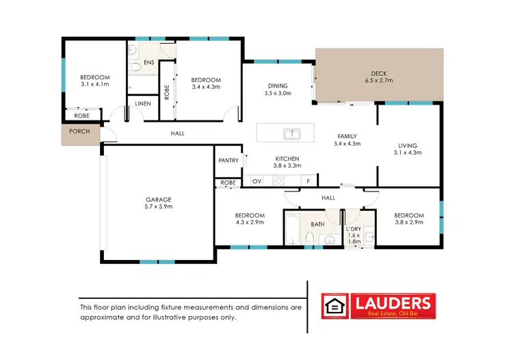 Floorplan of Homely house listing, 10 Ondaroo Crest, Old Bar NSW 2430