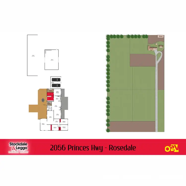 Floorplan of Homely rural property listing, 2056 Princes Highway, Rosedale VIC 3847