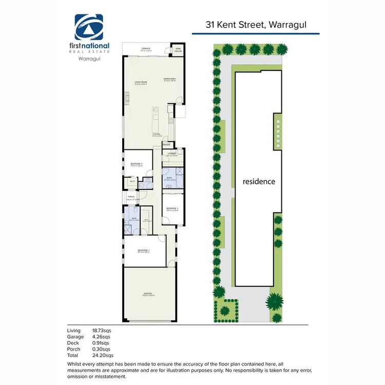 Floorplan of Homely house listing, 31 Kent Street, Warragul VIC 3820