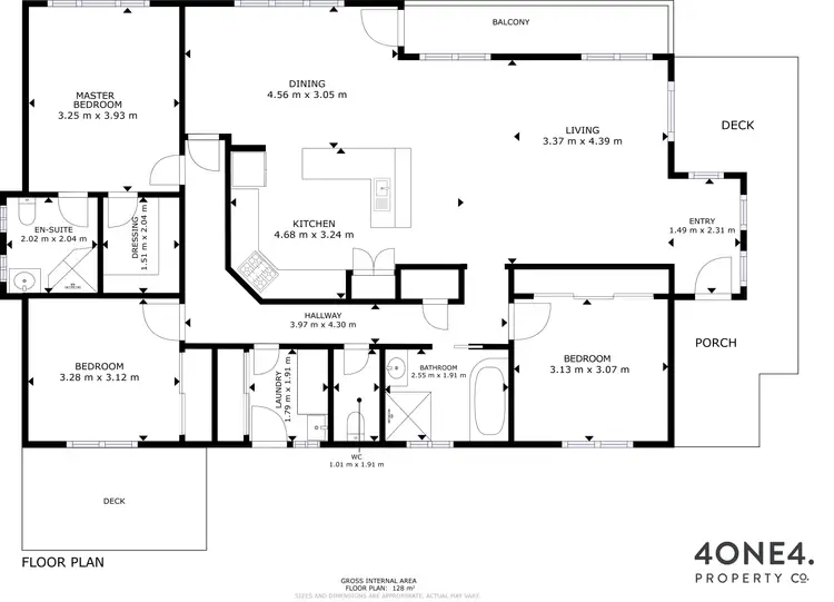 Floorplan of Homely house listing, 7 White Gum Place, Old Beach TAS 7017