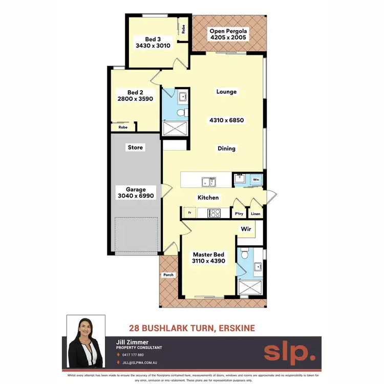 Floorplan of Homely house listing, 36 Bushlark Turn, Erskine WA 6210